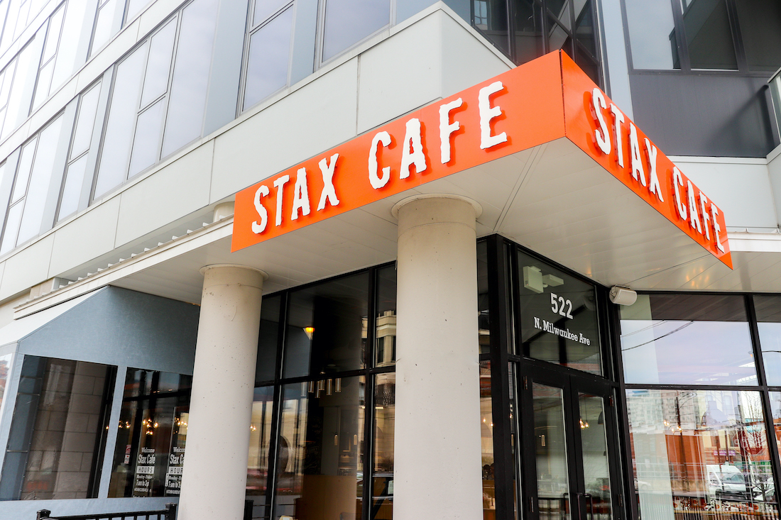 Stax Cafe at Milwaukee and Grand