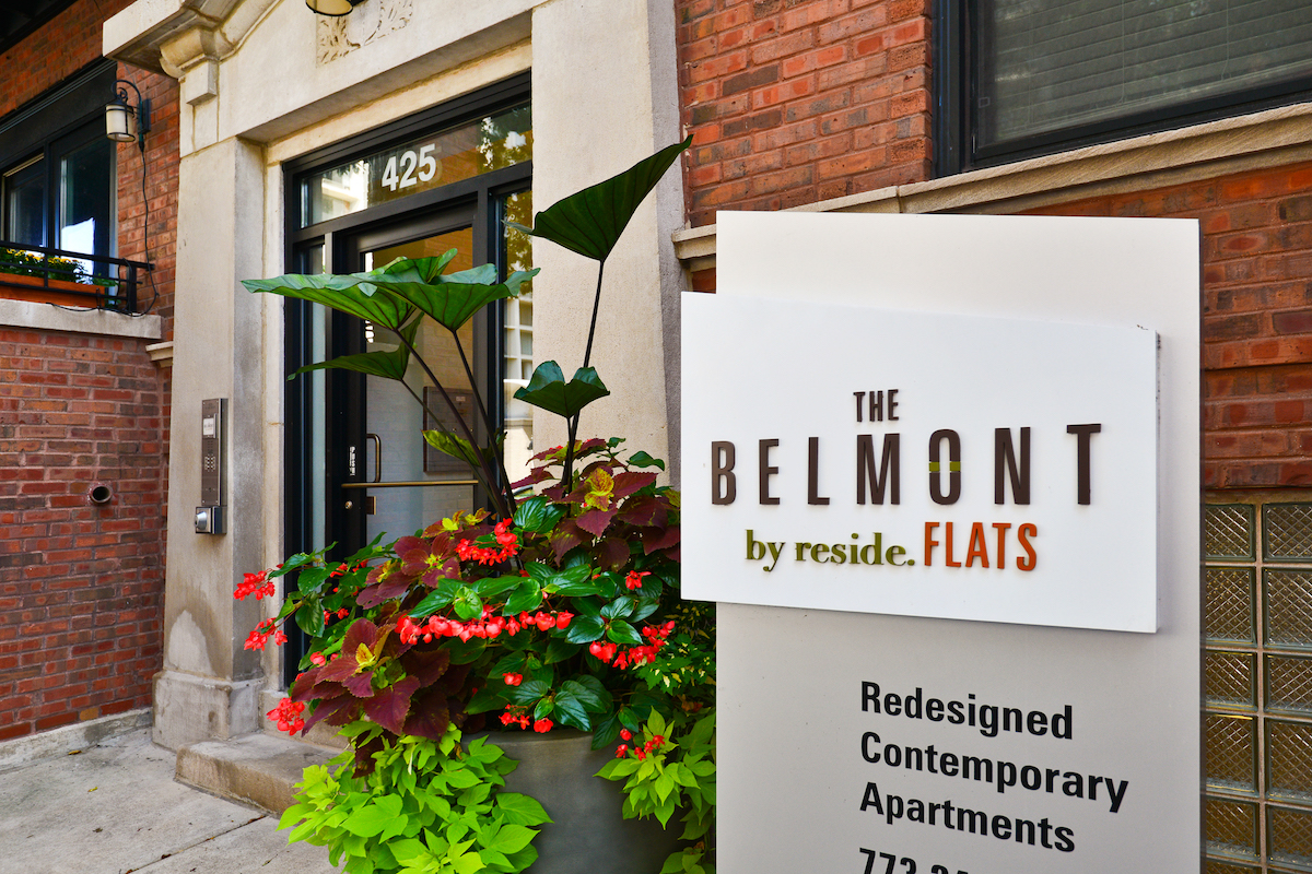 The Belmont by Reside Flats Entrance, Lakeview
